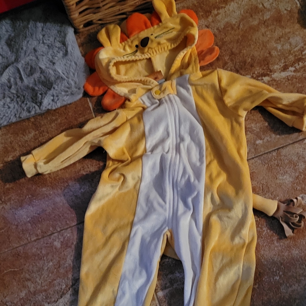 Baby lion zip up one piece very cuteb9 months